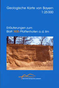 Produktbild 1 für den Artikel: Kurzerläuterung z. Geologischen Karte 1:25 000 7435 Pfaffenhofen a. d. Ilm