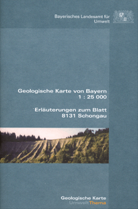 Produktbild 1 für den Artikel: Kurzerläuterung z. Geologischen Karte 1:25 000 8131 Schongau