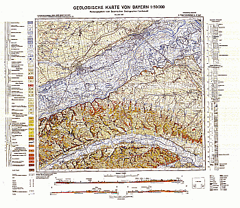 Produktbild 1 für den Artikel: Geologische Karte 1:50 000 L7342 Landau a. d. Isar