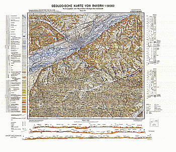 Produktbild 1 für den Artikel: Geologische Karte 1:50 000 L7538 Landshut