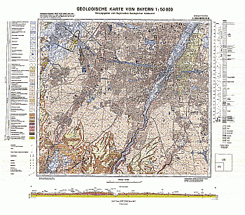 Produktbild 1 für den Artikel: Geologische Karte 1:50 000 L7934 München