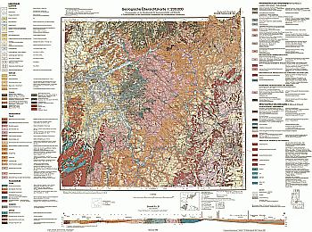 Produktbild 1 für den Artikel: Geologische Übersichtskarte 1:200 000 CC6318 Frankfurt a. M. -Ost