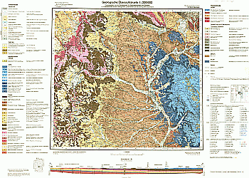 Produktbild 1 für den Artikel: Geologische Übersichtskarte 1:200 000 CC6326 Bamberg