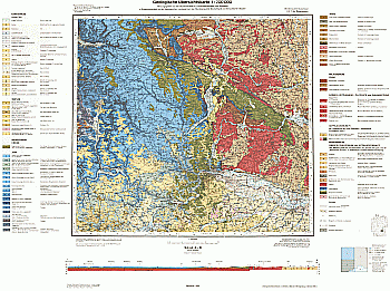 Produktbild 1 für den Artikel: Geologische Übersichtskarte 1:200 000 CC7134 Regensburg