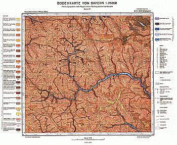 Produktbild 1 für den Artikel: Bodenkarte m. Erläuterung 1:25 000 6022 Rothenbuch