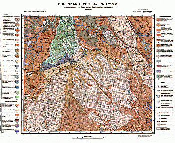 Produktbild 1 für den Artikel: Bodenkarte m. Erläuterung 1:25 000 7837 Markt Schwaben