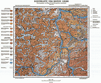 Produktbild 1 für den Artikel: Bodenkarte m. Erläuterung 1:25 000 5737 Schwarzenbach a. d. sächs. Saale