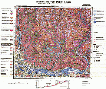 Produktbild 1 für den Artikel: Bodenkarte m. Erläuterung 1:25 000 6434 Hersbruck