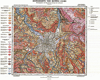 Produktbild 1 für den Artikel: Bodenkarte m. Erläuterung 1:25 000 6035 Bayreuth