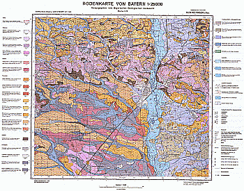 Produktbild 1 für den Artikel: Bodenkarte m. Erläuterung 1:25 000 7029 Oettingen i. Bay.