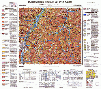 Produktbild 1 für den Artikel: Standortkundliche Bodenkarte 1:25 000 7435 Pfaffenhofen a. d. Ilm