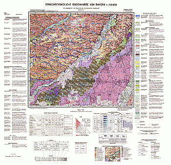 Produktbild 1 für den Artikel: Standortkundliche Bodenkarte 1:50 000 L7734 Dachau