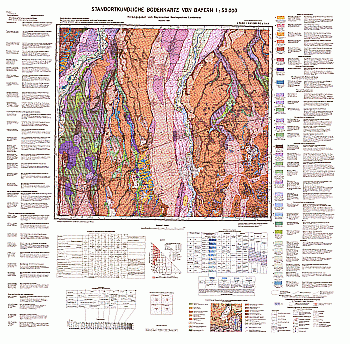 Produktbild 1 für den Artikel: Standortkundliche Bodenkarte 1:50 000 L7930 Landsberg a. Lech