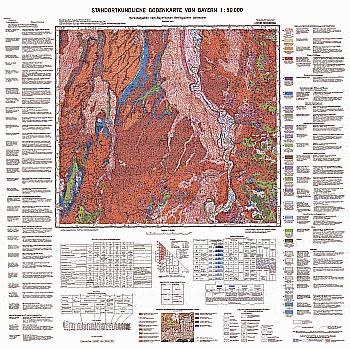 Produktbild 1 für den Artikel: Standortkundliche Bodenkarte 1:50 000 L8130 Schongau