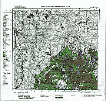 Produktbild 1 für den Artikel: Bodenschätzungskarte 1:25 000 5426 Hilders