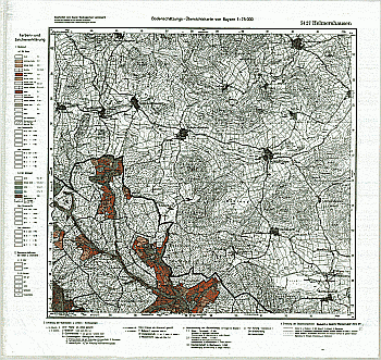 Produktbild 1 für den Artikel: Bodenschätzungskarte 1:25 000 5427 Helmershausen