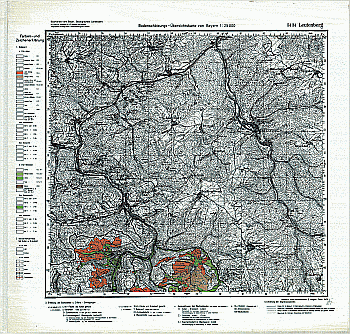 Produktbild 1 für den Artikel: Bodenschätzungskarte 1:25 000 5434 Leutenberg