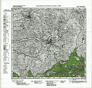 Produktbild 1 für den Artikel: Bodenschätzungskarte 1:25 000 5525 Gersfeld