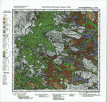 Produktbild 1 für den Artikel: Bodenschätzungskarte 1:25 000 5526 Bischofsheim a.d. Rhön