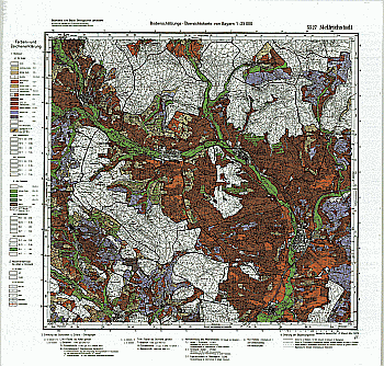 Produktbild 1 für den Artikel: Bodenschätzungskarte 1:25 000 5527 Mellrichstadt