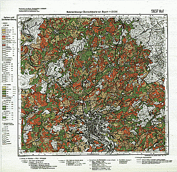 Produktbild 1 für den Artikel: Bodenschätzungskarte 1:25 000 5637 Hof