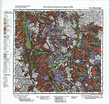 Produktbild 1 für den Artikel: Bodenschätzungskarte 1:25 000 5727 Muennerstadt