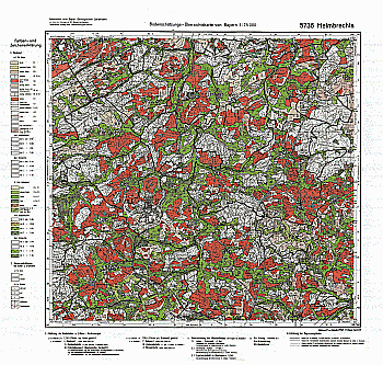 Produktbild 1 für den Artikel: Bodenschätzungskarte 1:25 000 5736 Helmbrechts