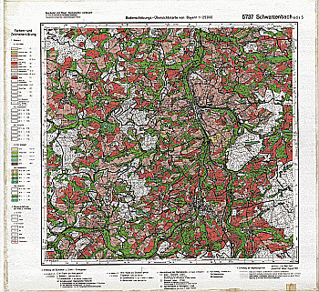 Produktbild 1 für den Artikel: Bodenschätzungskarte 1:25 000 5737 Schwarzenbach a.d.S.