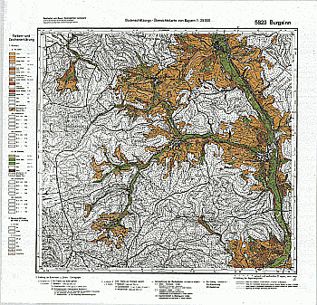 Produktbild 1 für den Artikel: Bodenschätzungskarte 1:25 000 5823 Burgsinn