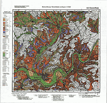 Produktbild 1 für den Artikel: Bodenschätzungskarte 1:25 000 5825 Hammelburg