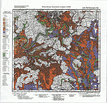 Produktbild 1 für den Artikel: Bodenschätzungskarte 1:25 000 5826 Bad Kissingen Sued
