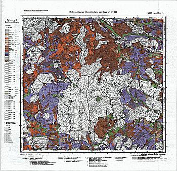 Produktbild 1 für den Artikel: Bodenschätzungskarte 1:25 000 5827 Massbach