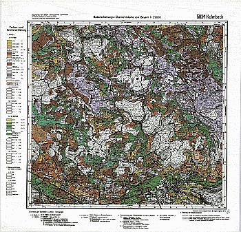 Produktbild 1 für den Artikel: Bodenschätzungskarte 1:25 000 5834 Kulmbach