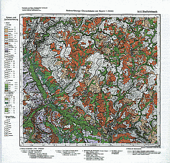 Produktbild 1 für den Artikel: Bodenschätzungskarte 1:25 000 5835 Stadtsteinach