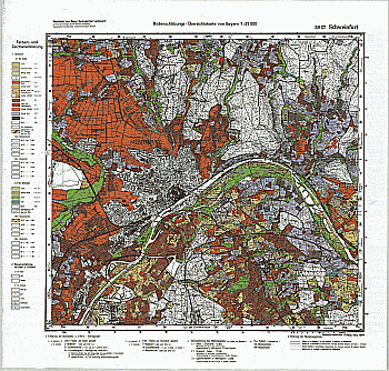Produktbild 1 für den Artikel: Bodenschätzungskarte 1:25 000 5927 Schweinfurt
