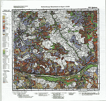 Produktbild 1 für den Artikel: Bodenschätzungskarte 1:25 000 5928 Obertheres