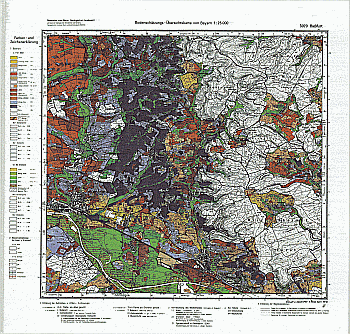 Produktbild 1 für den Artikel: Bodenschätzungskarte 1:25 000 5929 Haßfurt