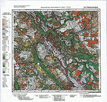 Produktbild 1 für den Artikel: Bodenschätzungskarte 1:25 000 5935 Marktschorgast