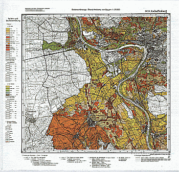 Produktbild 1 für den Artikel: Bodenschätzungskarte 1:25 000 6020 Aschaffenburg