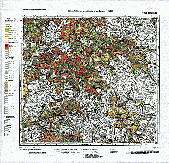 Produktbild 1 für den Artikel: Bodenschätzungskarte 1:25 000 6021 Haibach