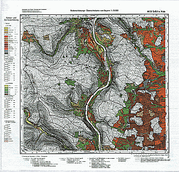 Produktbild 1 für den Artikel: Bodenschätzungskarte 1:25 000 6023 Lohr a. Main