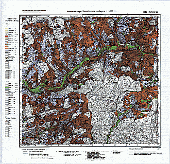 Produktbild 1 für den Artikel: Bodenschätzungskarte 1:25 000 6025 Arnstein