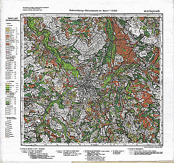 Produktbild 1 für den Artikel: Bodenschätzungskarte 1:25 000 6035 Bayreuth