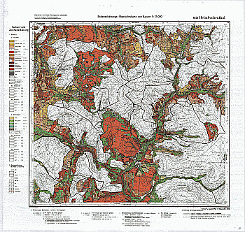 Produktbild 1 für den Artikel: Bodenschätzungskarte 1:25 000 6121 Heimbuchenthal