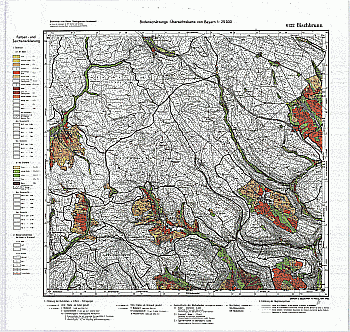 Produktbild 1 für den Artikel: Bodenschätzungskarte 1:25 000 6122 Bischbrunn