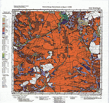 Produktbild 1 für den Artikel: Bodenschätzungskarte 1:25 000 6126 Dettelbach