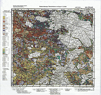 Produktbild 1 für den Artikel: Bodenschätzungskarte 1:25 000 6128 Ebrach