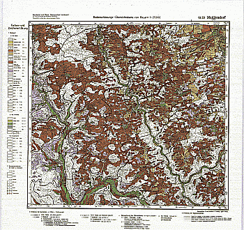 Produktbild 1 für den Artikel: Bodenschätzungskarte 1:25 000 6133 Muggendorf