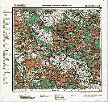 Produktbild 1 für den Artikel: Bodenschätzungskarte 1:25 000 6136 Kirchenlaibach