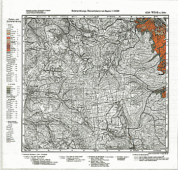 Produktbild 1 für den Artikel: Bodenschätzungskarte 1:25 000 6220 Wörth a. Main